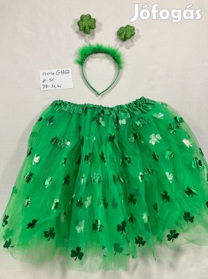 Lóhere jelmez, zöld szoknya 5-7 év GH62