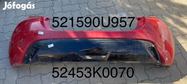 Lökhárító hatsó yaris 2021-2024 eladó