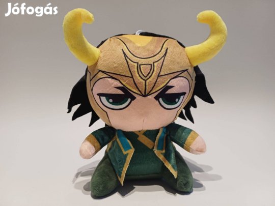 Loki Marvel Bosszúállók Avengers plüss 25 cm Új Készleten számlával