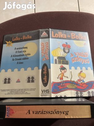 Lolka és bolka varázsszőnyeg mese vhs 