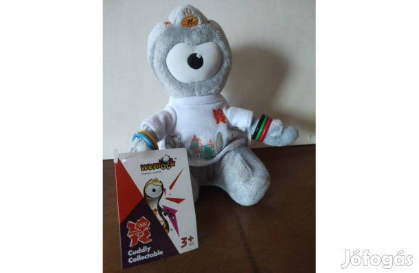 London olimpiai kabalaállat plüss 16 cm