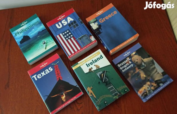 Lonely Planet utikönyv csomag / 6 db könyv