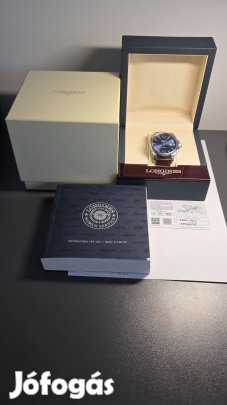 Longines Conquest Full szett, 2022, új Hirsch bőrszíj