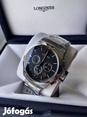 Longines Conquest VHP Chronograph Carbon (új,garanciás)