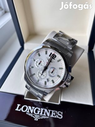 Longines Conquest VHP White Chronograph (új,garanciás)