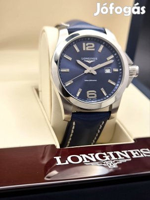 Longines Conquest kék számlapos óra