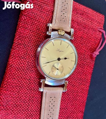 Longines zsebóra beépítés üveg hátlappal