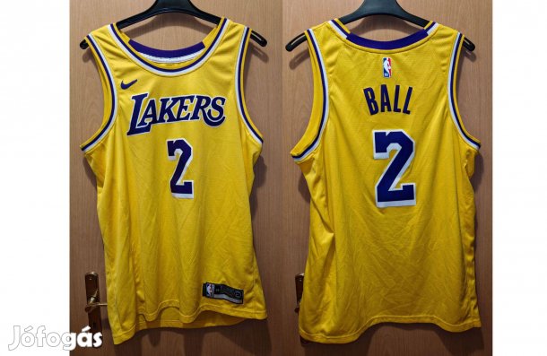 Lonzo Ball Los Angeles Lakers eredeti Nike NBA kosaras mez (L)