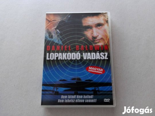 Lopakodó vadász című új, eredeti, magyar nyelvű DVD film eladó !