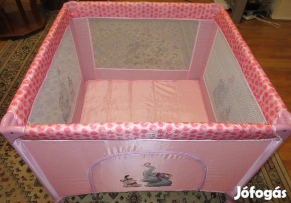 Lorelli Playground utazó járóka - rózsaszín