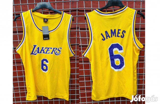 Los Angeles Lakers Lebron James szurkolói mez (L-es)