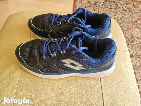 Lotto SP 600 cipő edzőcipő kék vászon cipő 41 -es méret