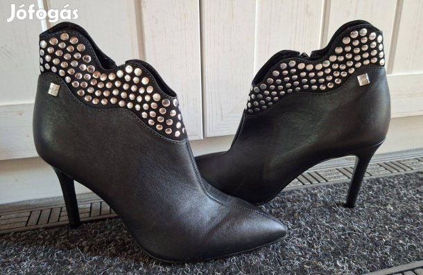 Loucos & Santos bőr magassarkú bokacsizma (36-os)