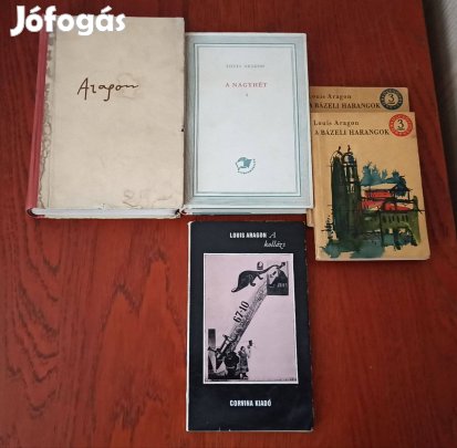 Louis Aragon könyvcsomag / 5 db könyv