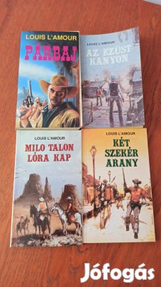 Louis L'Amour könyvcsomag / 4 db könyv