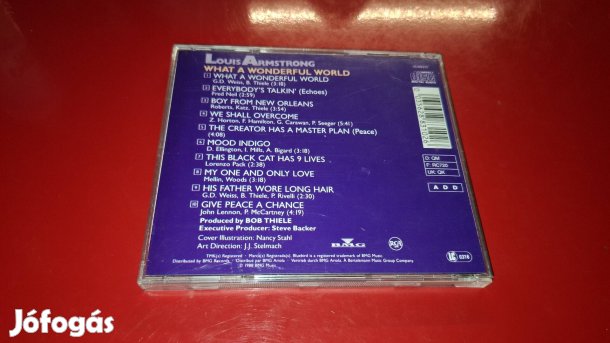 Louise Armstrong What a wonderful life Cd 1988