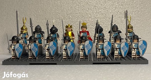 Lovag minifigura, sakk készlet, építö kocka