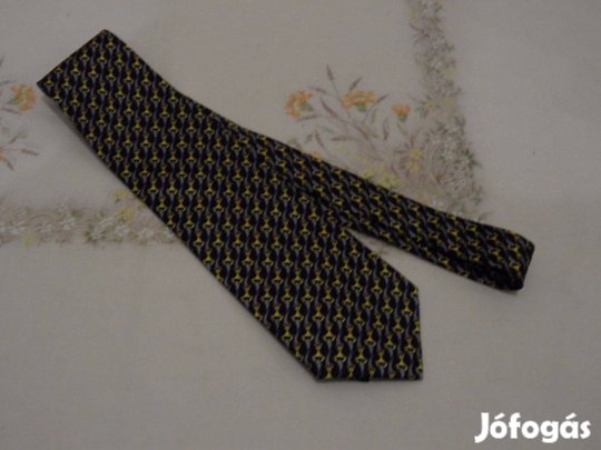 Lovas, kantáros selyem nyakkendő