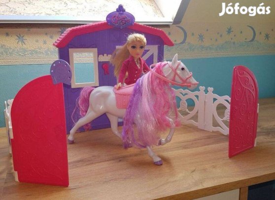 Lovas baba istállóban ( lovas játék )