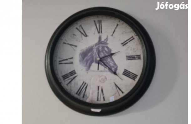 Lovas fém falióra 40 cm