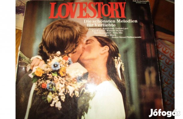 Love Story filmzene bakelit hanglemez eladó