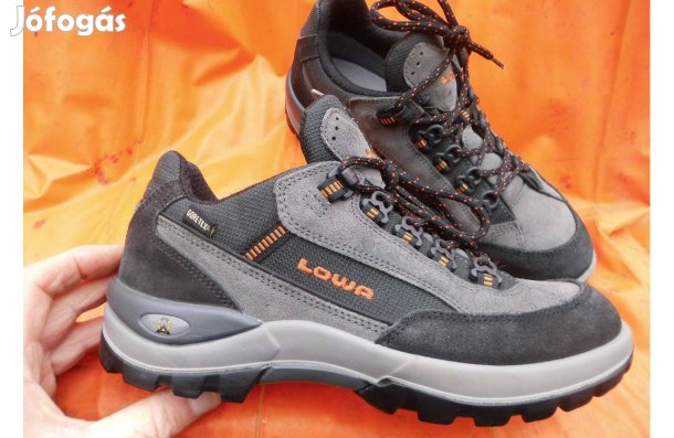 Lowa Gtx szürke bőr 40-es túracipő eladó,