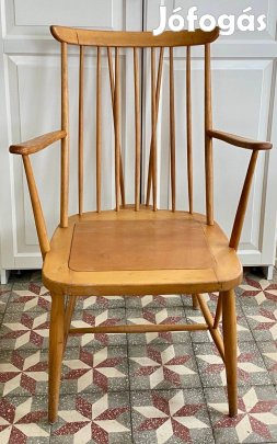 Lucian Ercolani Ercol Olasz Karosszék Fotel Pálcás Windsor Mid Century