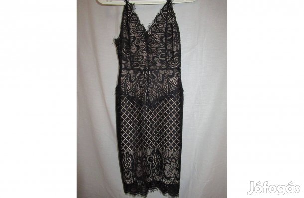 Lucy Wang női csipkés koktélruha S