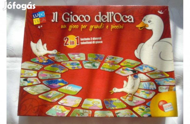 Ludo Il Gioco dell'Oca Liba társasjáték Olaszországból