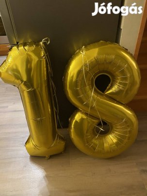 Lufi arany 18-as szám 95cm