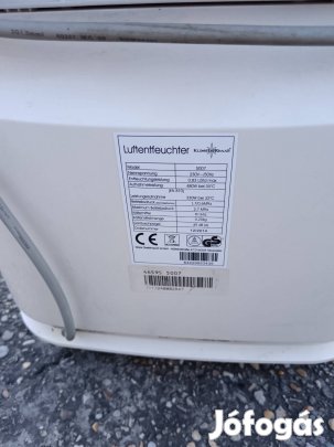 Luftentfeuchter Klima1Stklaas páramentesítő gép eladó. 