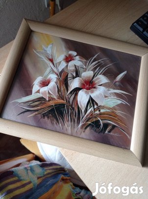 Lukács Edit festőművész csendélet című alkotása 