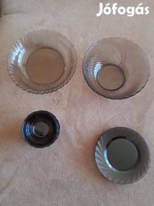 Luminarc Ocean Eclipse üveg desszertes szett saláta fagylalt kompót