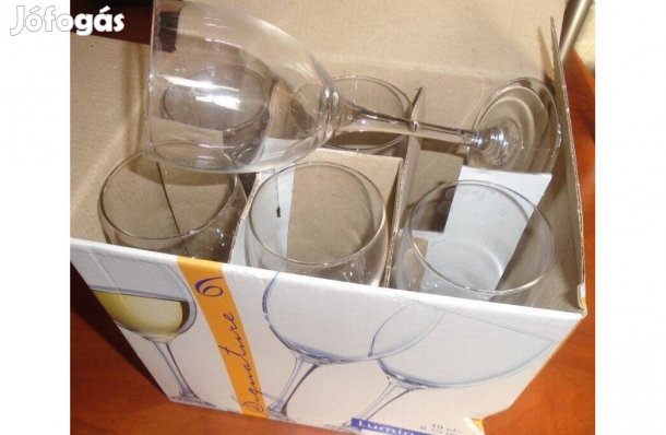 Luminarc Signature 19 cl-es talpas pohár szett - új