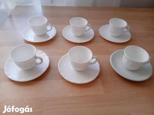Luminarc kávéskészlet, 6 személyes, új