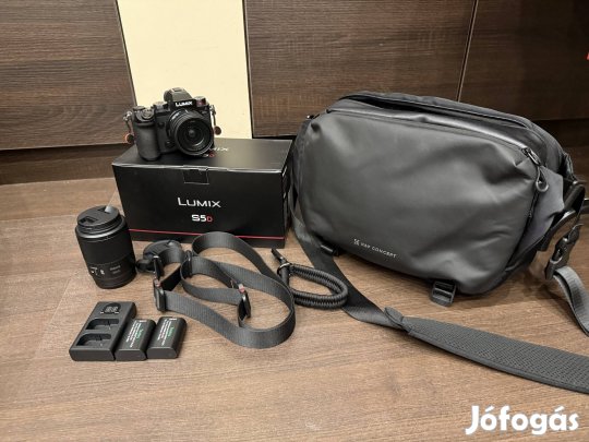 Lumix S5D+Lumix S 18-40+Meike 50mm f1.8+kiegészítők