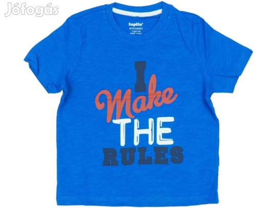 Lupilu Új (címkés) Fiú Póló (Méret: 116)
