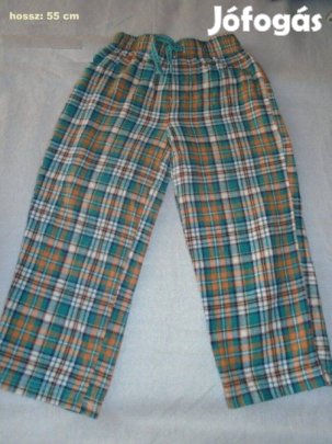 Lupilu kockás pizsama nadrág 2-4 évesre (méret 98 / 104)