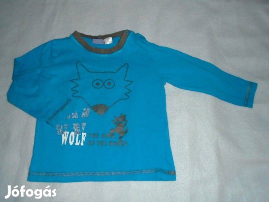 Lupilu rókás hosszú ujjú felső 12-24 hó (méret 86 / 92)