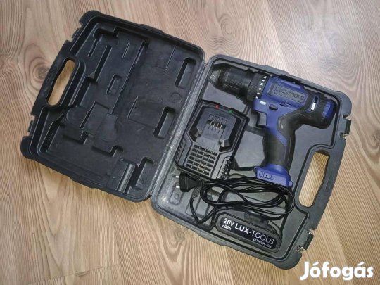 Lux csavarozó (hibás), Lux töltő és akku