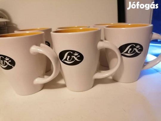Lux kávésbögre 6 db új állapotban eladó. 