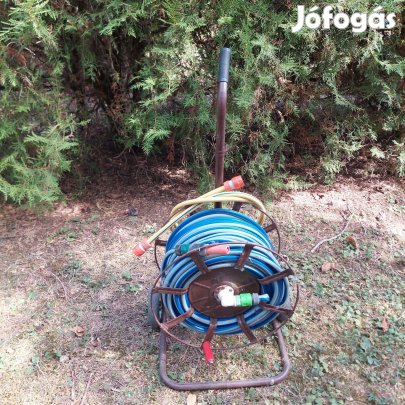 Lux tömlő 50 m, fém kocsi