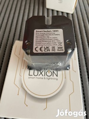 Luxion Wi-fi Okos konnektor fogyasztásfigyeléssel, smart app