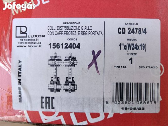 Luxor 4 körös osztó-gyűjtő, Luxor CD2478/4