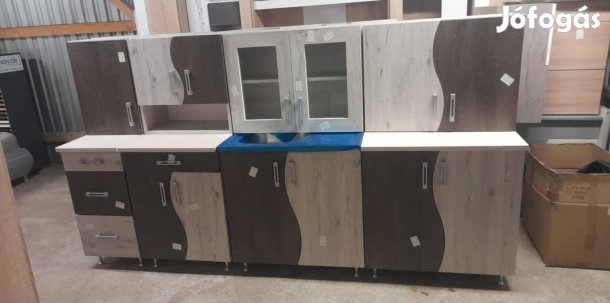 Luxor sonoma tölgy 265 cm hosszú konyhabútor Áruhitelre is