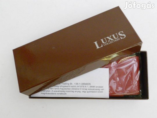 Luxus Collection LM6913 - bőr tolltartó piros