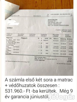 Luxus Matrac kevesebb mint fél áron , Húsvéti árengedmény - 50000FT