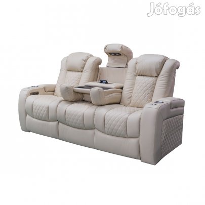 Luxus, háromszemélyes fekvőfotel, relax fotelágy elektromosan