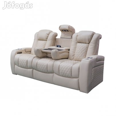 Luxus, háromszemélyes fekvőfotel, relax fotelágy elektromosan