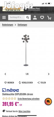 Luxus design állólámpa olcsón 390EUR